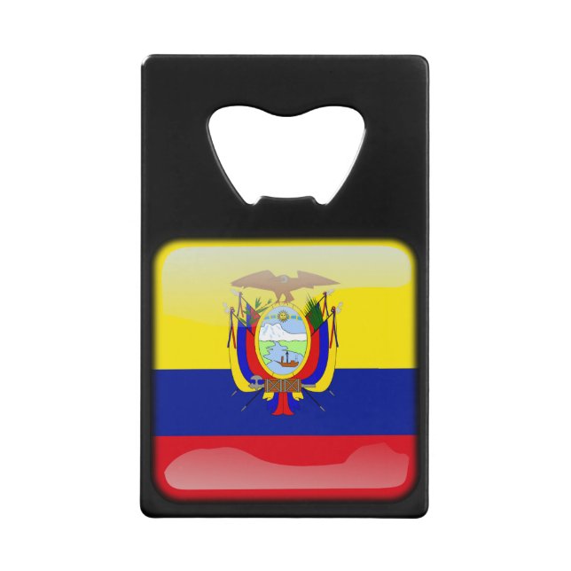 Flag_of_Ecuador Wallet Bottle Opener (Front)