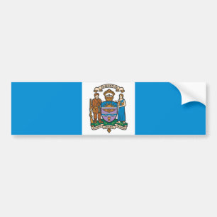 Flag of Edmonton (Alberta, Canada) Bumper Sticker