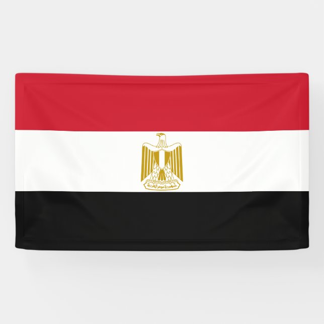 Flag of Egypt Banner (Horizontal)