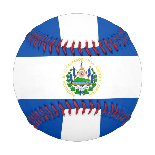 Flag of El Salvador Baseball (Back)