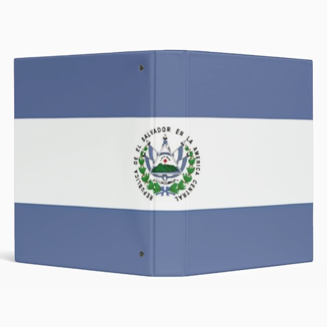 Flag of El Salvador Binder (Background)