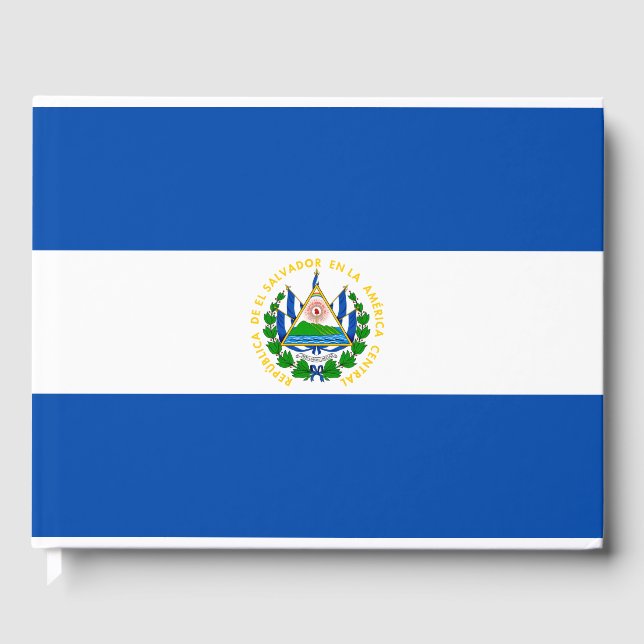 Flag of El Salvador Guest Book (Front)