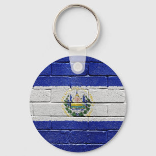 Flag of El Salvador Keychain