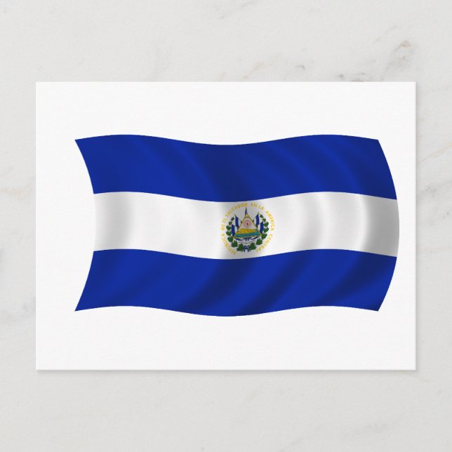 Flag of El Salvador Postcard (Front)