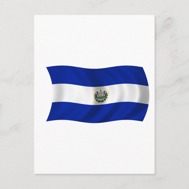 Flag of El Salvador Postcard (Front)