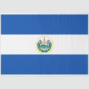Flag of El Salvador Tissue Paper