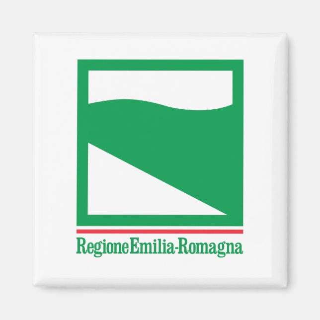 Flag of Emilia Romagna (Italy)  Magnet (Front)