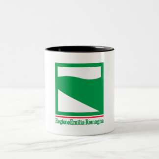 Flag of Emilia-Romagna (Italy) Two-Tone Coffee Mug