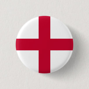 Flag of England 1 Inch Round Button