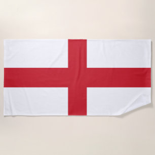 Flag of England Beach Towel