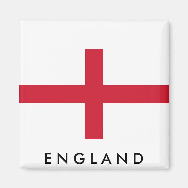 Flag of England Magnet (Front)
