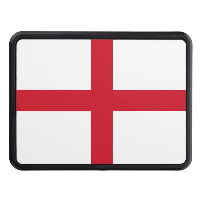 Flag of England Trailer Hitch Cover (Front)
