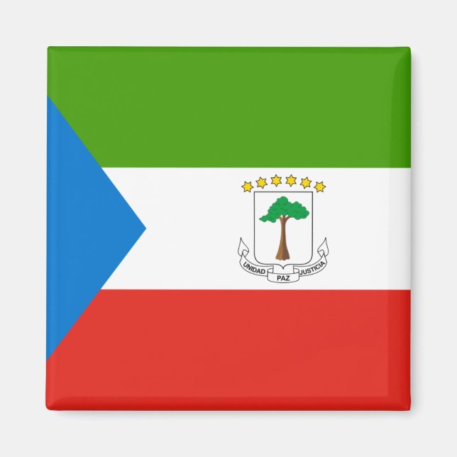 Flag of Equatorial Guinea Magnet (Front)