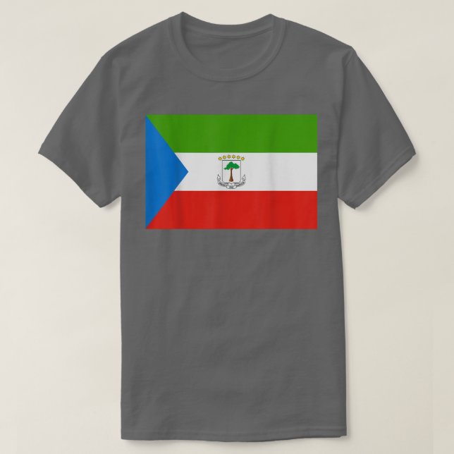 Flag of Equatorial Guinea  T-Shirt (Design Front)
