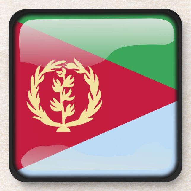 Flag of Eritrea Coaster (Front)