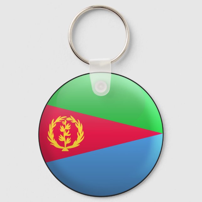 Flag of Eritrea Keychain (Front)