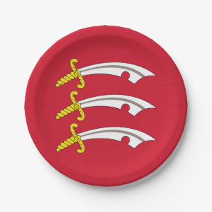 Flag of Essex Paper Plates