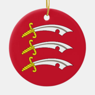 Flag of Essex (UK county) Ceramic Ornament