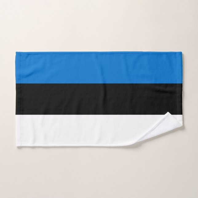 Flag of Estonia Hand Towel (Hand Towel)