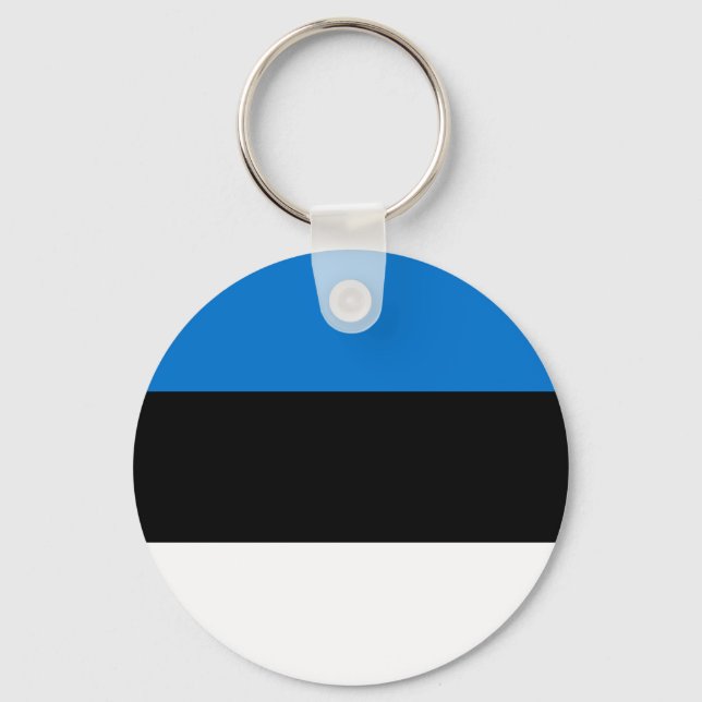 Flag of Estonia Keychain (Front)