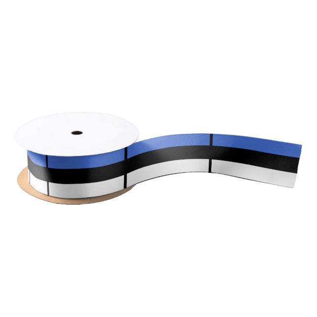 Flag of Estonia Satin Ribbon (Spool)