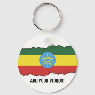 Flag of Ethiopia Keychain
