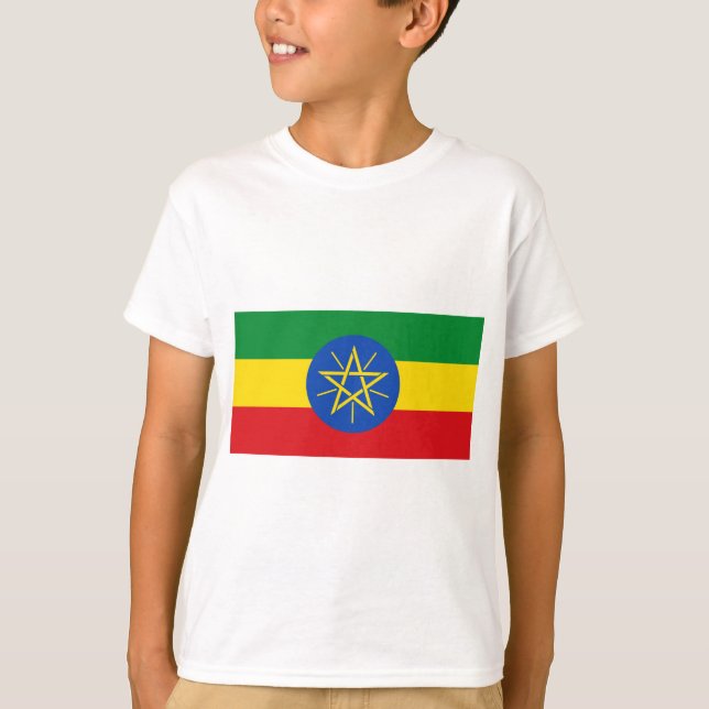 Flag of Ethiopia T-Shirt (Front)