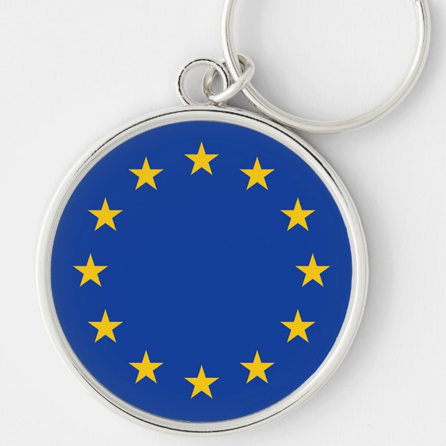 Flag of Europe, European Flag Keychain (Front)