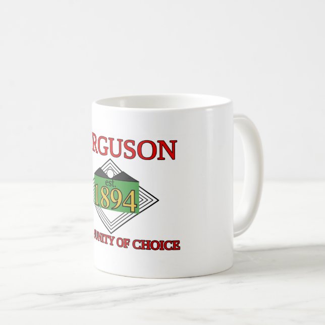 Flag of Ferguson, Missouri Coffee Mug (Front Right)