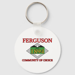 Flag of Ferguson, Missouri Keychain
