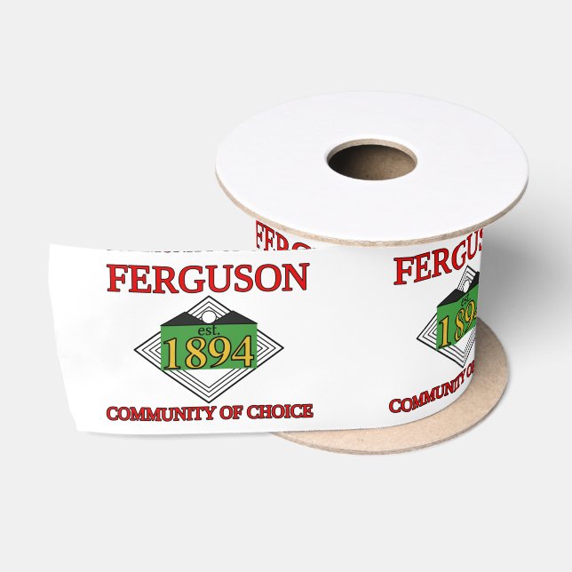 Flag of Ferguson, Missouri Satin Ribbon (Spool)