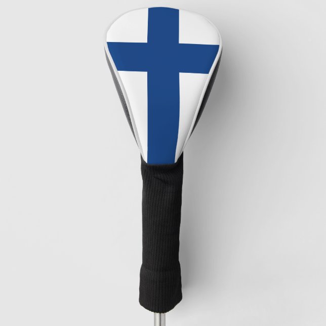 Flag of Finland Blue Cross Suomi Golf Head Cover (Front)