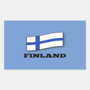 Flag of Finland design Sticker