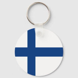 Flag of Finland Keychain