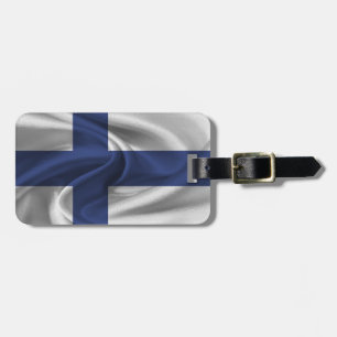 Flag Of Finland Luggage Tag