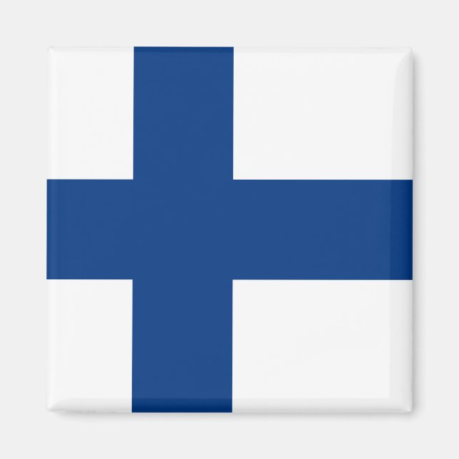 Flag of Finland Magnet (Front)