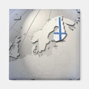 Flag of Finland Magnet