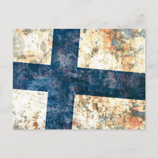 Flag of Finland Postcard (Front)