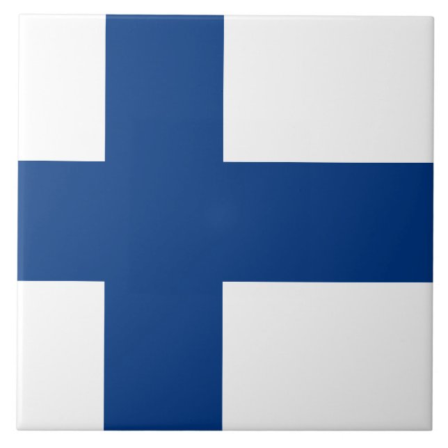 Flag of Finland Tile (Front)