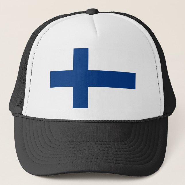 Flag of Finland Trucker Hat (Front)