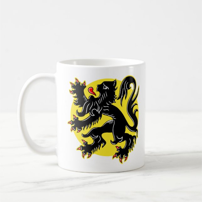 Flag of Flanders Coffee Mug (Left)