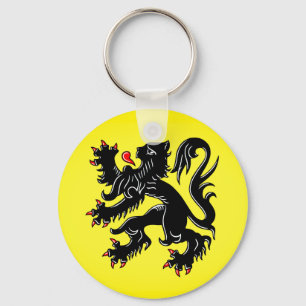 Flag of Flanders Keychain