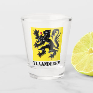 Flag of Flanders Shot Glass