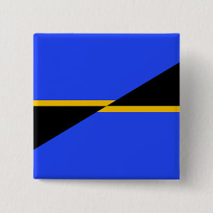 Flag of Folsom, California 2 Inch Square Button