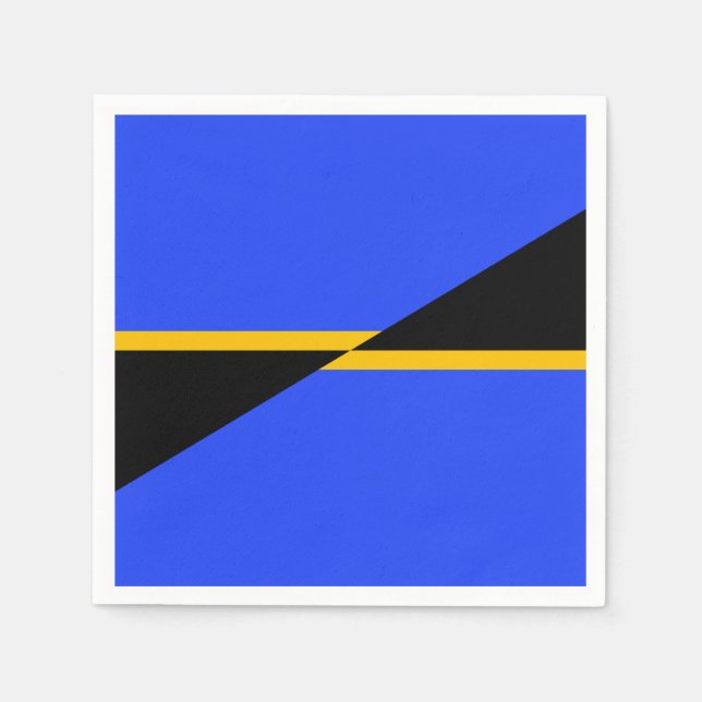 Flag of Folsom, California Napkin (Front)