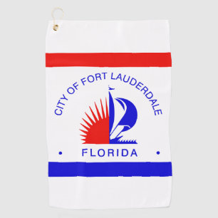 Flag of Fort Lauderdale, Florida Golf Towel