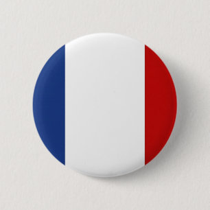 Flag of France 2 Inch Round Button