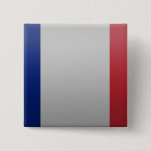 Flag of France 2 Inch Square Button