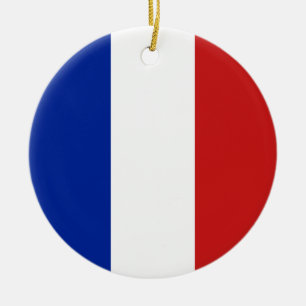 Flag of France Ceramic Ornament
