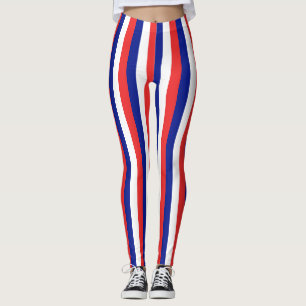 Flag of France Drapeau de la France Leggings
